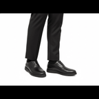 Amzwarou  chaussure noir en cuir tres confortable