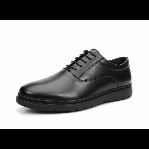 Amzwarou  chaussure noir en cuir tres confortable